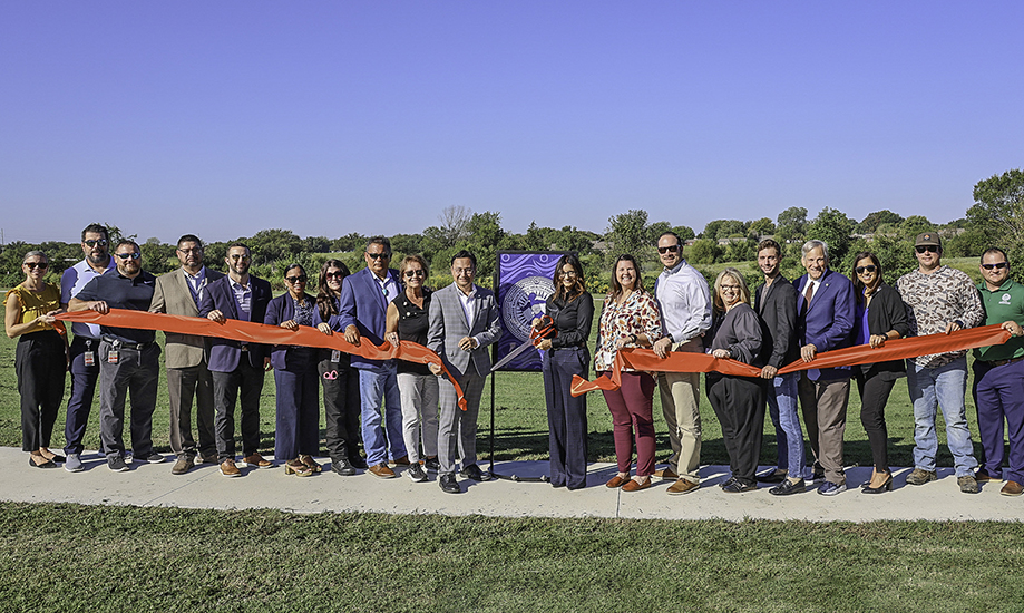 Cherokee Nation officials cuts ribbon for new walking trail in Muskogee