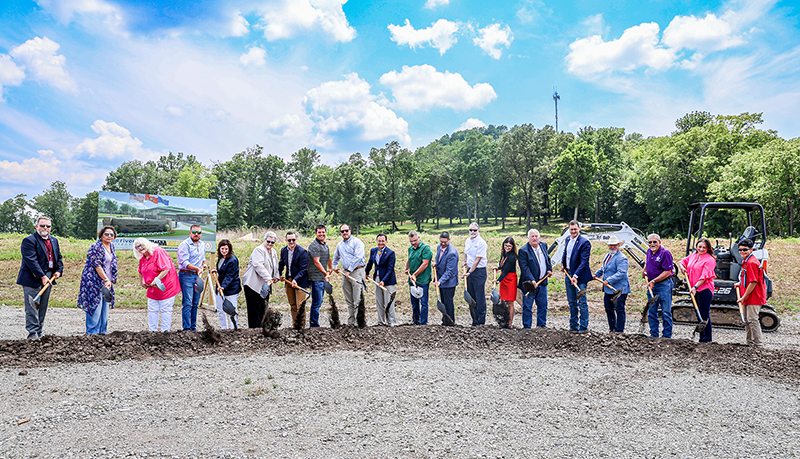 Cherokee Nation and Cherokee Nation Public Health officials break ground on new health and wellness facility